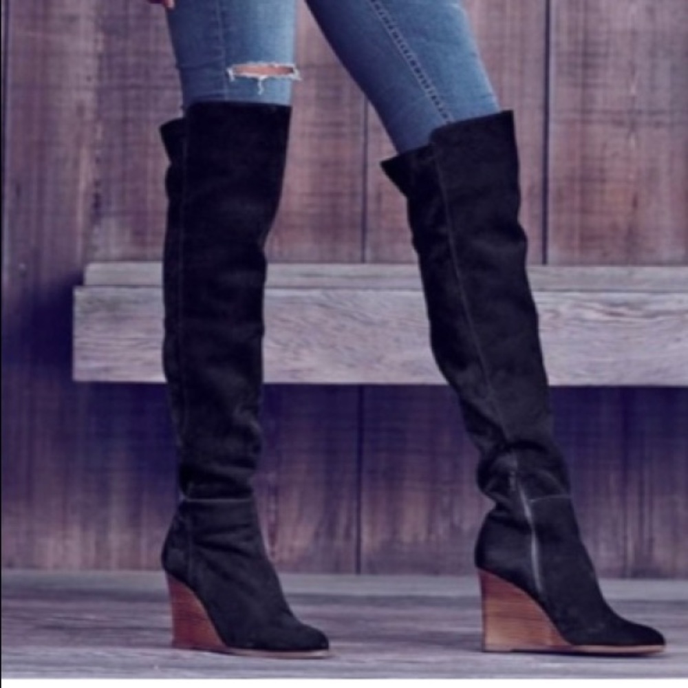 Vince Camuto Granta Over the Knee Wedge Boot